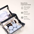 thumbnail image 3 of Kit de aseo de viaje Cadence Parcel Clear Dopp Kit, 1 L, 3 of 6