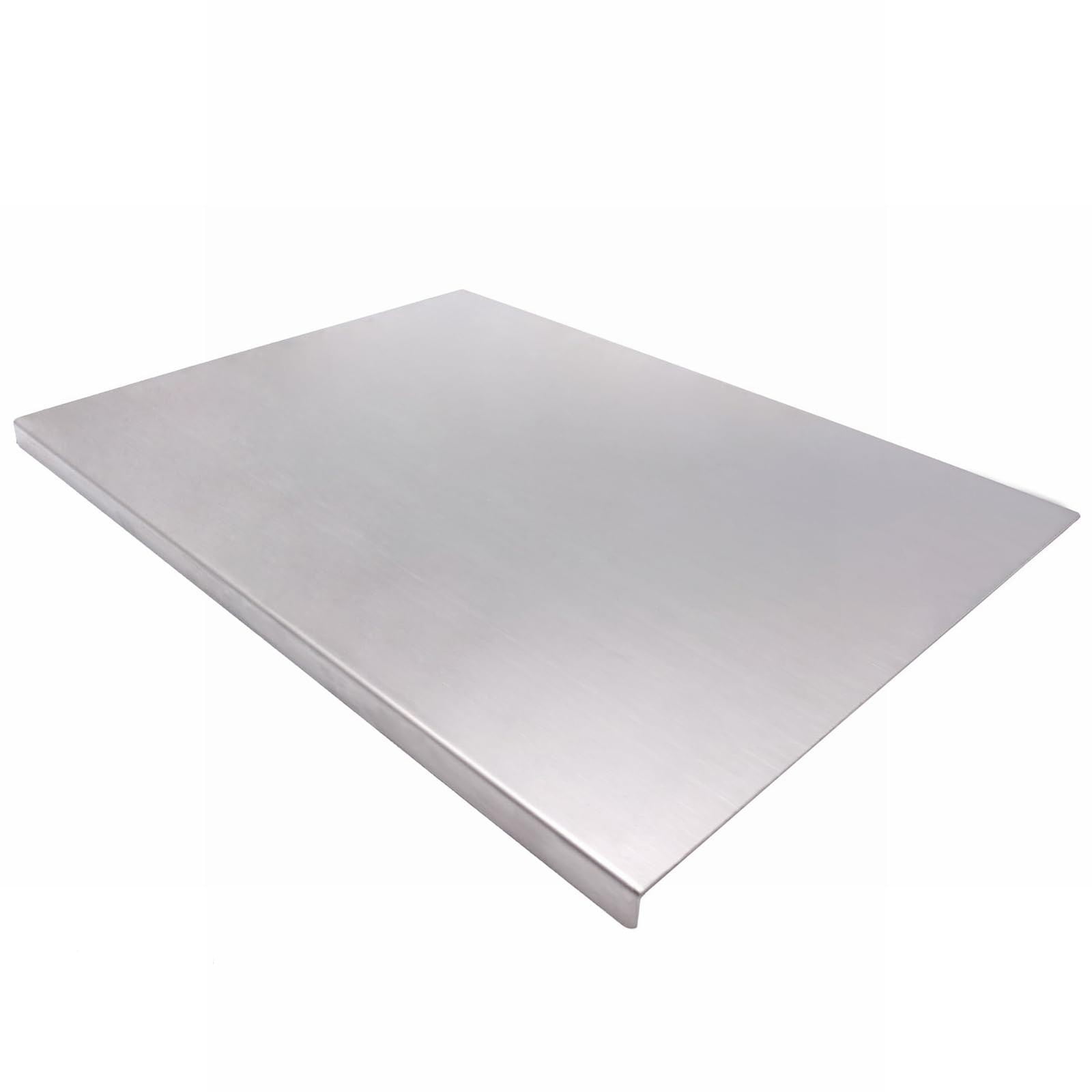FURNIX Food-Safe Stainless Steel Cutting Board,Heavy-Duty Kitchen Chopping Board,Large Prep Board,Knife-Friendly Cutting Surface,Low-Maintenance Kitchen Tool,Dishwasher-Safe Cutting Board
