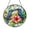 Acrylic 3.5 Inch, variant on Kingfisher Bird Round Stained Glass Sun Catcher, Vibrant Wildlife Window Hanging, Gift for Mom