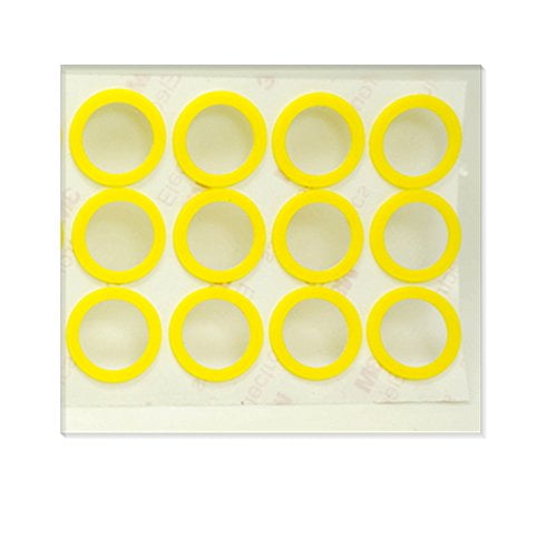 Slim Response Pads YoYo Silicone Response Pads Fits for All MAGICYOYO Yoyo Ball Yoyo Accessory Set of 12 Yellow