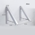 thumbnail image 3 of EIMELI Retractable Clothes Rack Laundry Drying Rack Wall Mounted Clothes Hanger, 3 of 6