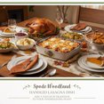thumbnail image 2 of Spode Woodland Turkey Baking Dish with Handles, 15" Deep Lasagna Pan for Thanksgiving, Dinner Parties and Other Events, Made from Fine Porcelain, 2 of 7