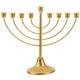 thumbnail image 1 of Jewish Candle Holder 9-Branch Candlestick Metal Candle Holder Party Ornament, 1 of 3