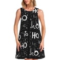 thumbnail image 1 of Disketp Ho-Ho-Ho 2 para Vestido sin Mangas para Mujeres, Vestidos de Verano para Mujeres, Casual y Holgado para la Playa, 1 of 7