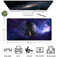 thumbnail image 4 of Space Galaxy Starry Sky XXL Gaming Mouse Pad 31.5x15.7in Large Computer Keyboard Mat Non-Slip Base Stitched Edge Perfect for Home Office & Gaming, 4 of 6
