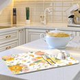 thumbnail image 6 of SKYSONIC Cute Spring Flowers Microfiber Dish Drying Mat Absorbent Dish Draining Mat Large Size 18 x 24 Dishes Drainer Mat for Countertop Dish Drying Pads, 6 of 7