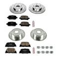 thumbnail image 3 of PowerStop Front and Rear Z23 Evolution Sport Carbon-Fiber Ceramic Brake Pad and Drilled & Slotted Rotor Kit Fits: LEXUS TOYOTA Select Models K1061, 3 of 10