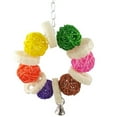 thumbnail image 3 of Parrot Ball Toy Interactive Interactive Parrot Rattan Ball Bird Chew Toy, 3 of 10