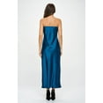 thumbnail image 5 of Renee C. Silky Satin Sleeveless Tube Draped Maxi Dress - Rosa Apparel, 5 of 5