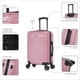 thumbnail image 3 of Luggage InUSA Deep, para equipaje de mano, 20 pulgadas, cara dura, color oro rosa, 3 of 8