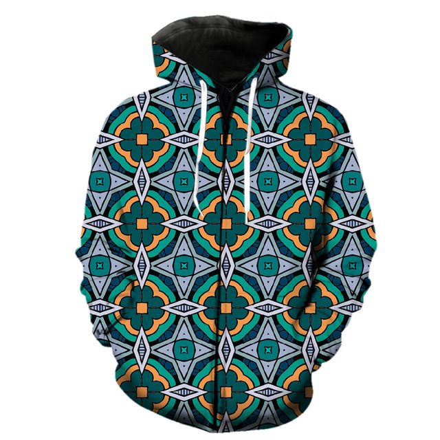 Sudadera con capucha y cremallera para hombre, estilo étnico exótico retro, ropa de calle con estampado 3D, divertida, unisex, estilo hip hop, Harajuku, manga larga, para adolescentes