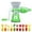 Green, variant on Nieyigj Manual Hand Juicer Labor Saving Easy To Clean Hand Crank Fruits Squeezer Energy Saving Fruit Crusher for Home Use, Premium Plastic, Blue, 13.8x8.7 inches
