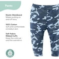 thumbnail image 2 of The Peanutshell Baby Boy Pants, 5-Pack, Blue Camo, 2 of 6