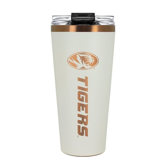 Missouri Tigers 30 oz. Cream   Copper Big Slim Tumbler