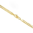 thumbnail image 4 of 10K Yellow Gold 3.80MM Cuban Link Curb Chain Necklace for Men and Women ( Unisex ), 18"-30", 4 of 7