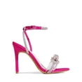 thumbnail image 3 of Tacones de Satén Rosa Fucsia para Mujer DREAM PAIRS 10 cm Talla 9 US, 3 of 7