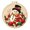A004- Style D, variant on Needle Felting Kit with 8 in Hoop,Christmas Diy for Mantel Decor,Snowman Wall Hanging Decor,1 Set