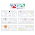 thumbnail image 3 of Raindrops  7 PCS Reusable Stencils Drawing Painting Spraying Templates Material for Child, 3 of 8