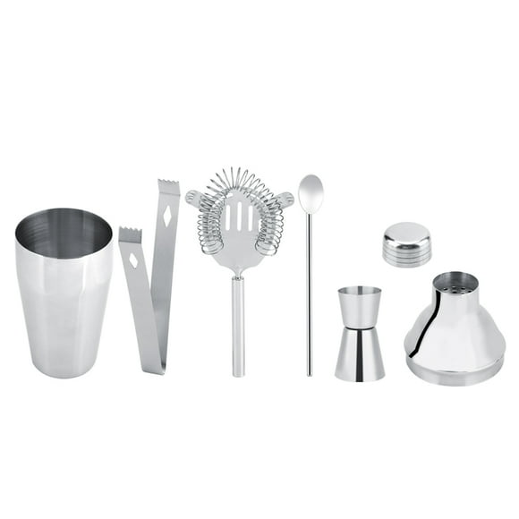 Cocktail Shaker Cocktail Mixer Cocktail Mixer Set Cocktail Mixer Tools 5PCS Stainless Steel Cocktail Shaker Mixer Drink Bartender Tools Bar Set Kit Home Use 750ml