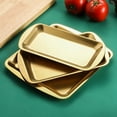 thumbnail image 4 of Barbecue plate food snack plate Flat plate，flat bottom, barbecue plate, square plate, restaurant， Easy Clean, 4 of 5