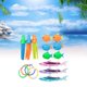 thumbnail image 4 of Juguetes de buceo Zulema Juego de piscina para niñas 16 piezas, 4 of 8