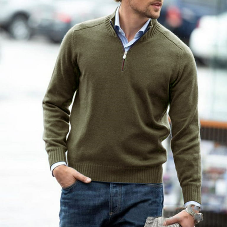 Quarter zip 2025 shirt mens