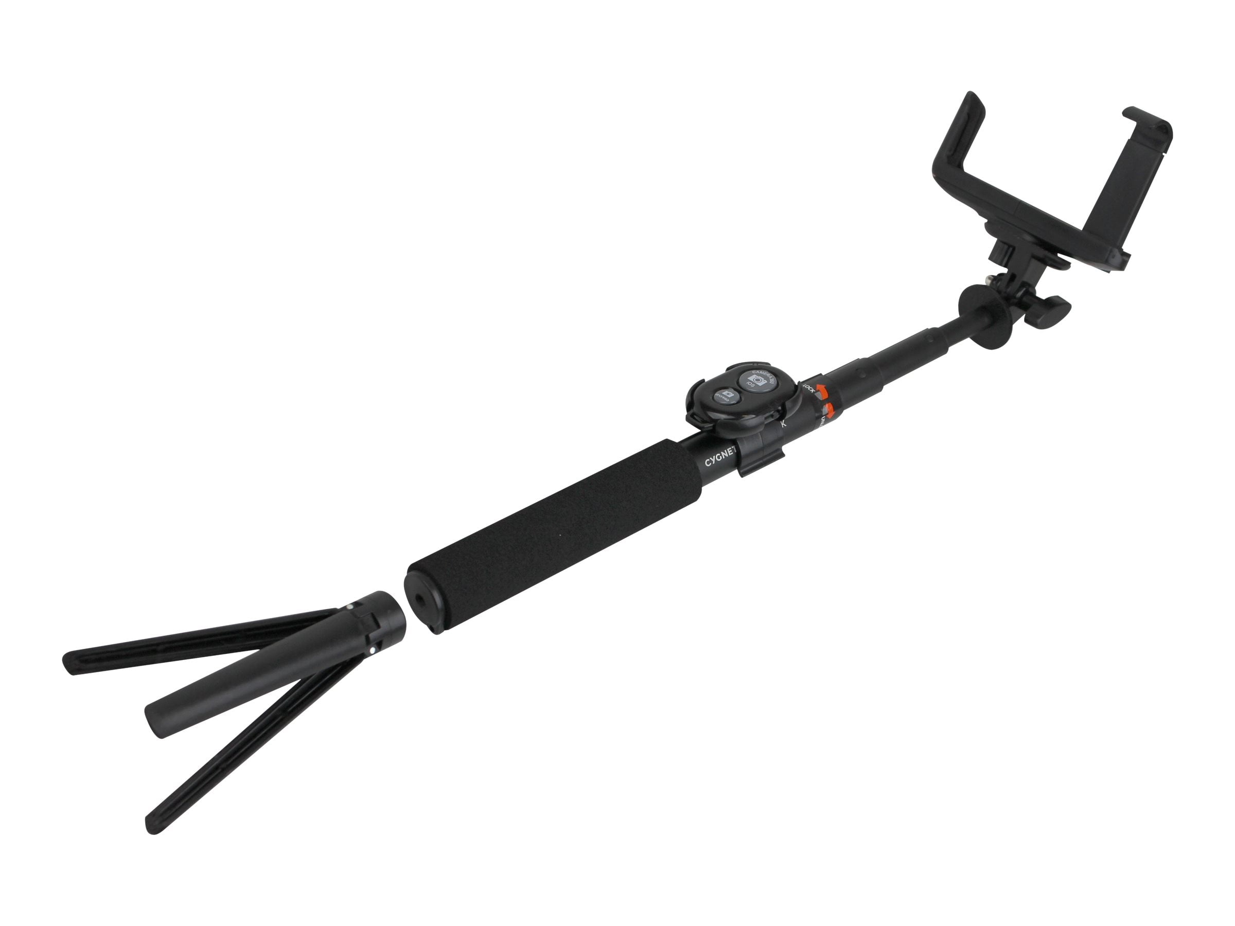 GoStick Bluetooth Camera Selfie Stick & Tripod Black