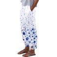 thumbnail image 1 of Pantalones de verano para mujer, informales, cómodos, con bolsillo suelto, con estampado floral Pompotops  ulkah939793, 1 of 4