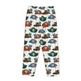 thumbnail image 3 of Lsque Pirate Hats Print Women's Pajama Pants, Lounge Pant - Comfortable Home Wear,Elastic Waistband, Stylish Design-Small, 3 of 9