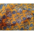 thumbnail image 4 of oneOone Silk Tabby Fabric Leaves & Floral Block Printed Craft Fabric BTY 42 Inch Wide, 4 of 4