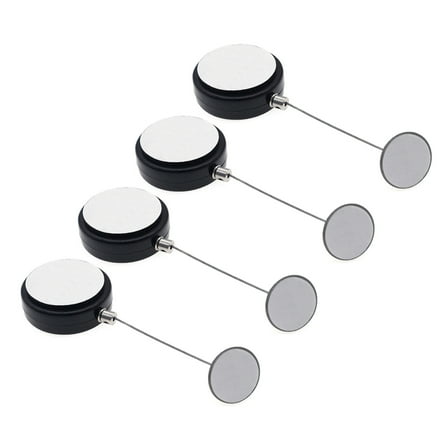 4Pcs Retractable Cable for Key 100cm Long Retractable Cable Lock Anti-Theft Pull Box for Remote Controls Game Devices