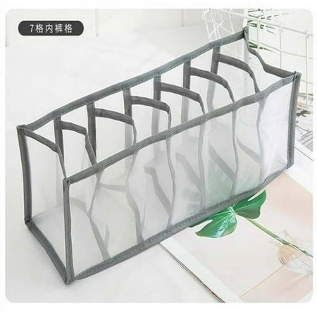 

Shop Clearance! Closet Organizer For Socks Home Separated Underwear Storage Grids Bra Organizer Foldable Drawer Organizer