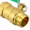 thumbnail image 4 of Full Port Brass Ball Valves 1/2PT Male x Female with Vinyl Handle, 4 of 5