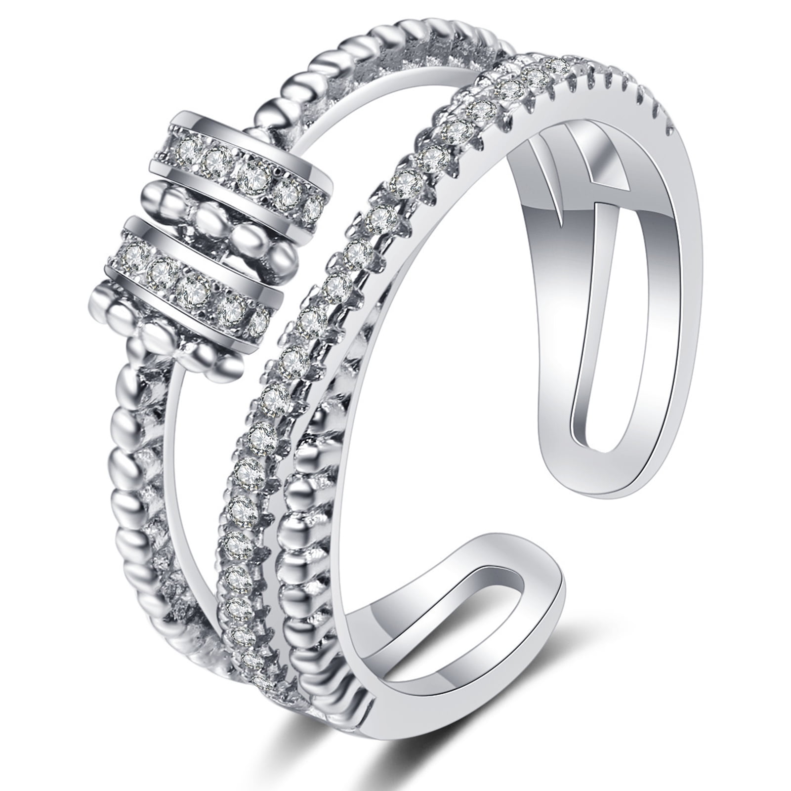 TAONMEISU Anxiety Rings for Women Men Anti Anxiety Spinner Fidget