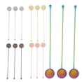 thumbnail image 4 of Agitadores de Bebidas Macarena Cocktail Swizzle Sticks Acero Inoxidable 6.8 Pulgadas Plata, 4 of 8