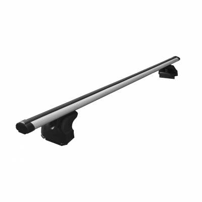 Black Horse Offroad Roof Rack TR-60SI Traveler; Direct Fit; 60 Inch Length; Silver; For Use On Any Naked Roof/Gutters; Set of 2 Cross Bars and Hardware