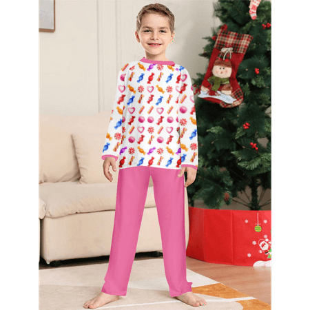 

Boys Pajamas Pant and T-Shirt Sets Summer Pajama Bottom and Sleep Shirt Sleepwear Sets for Kids
