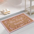 thumbnail image 6 of Exquisite Floor Mat, Soft Low Profile Floor Rug, Easter Door Mat, Non-Slip Decorative Mat for Entryway, Hallway, Bathroom and Home Interior, Stylish Floor Accent, 31.5*20in, D, 6 of 9