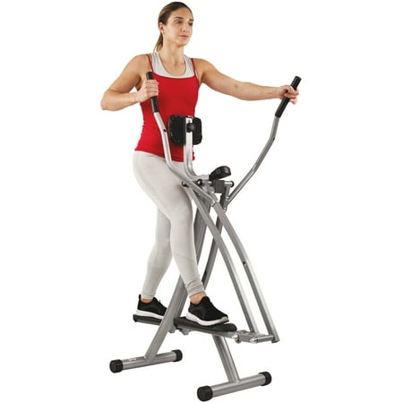 Sunny Health & Fitness SF-E902 Air Walk Trainer Glider w/ LCD Monitor