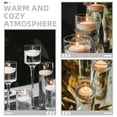 thumbnail image 4 of Miangastore Illumination Floating Candles White Paraffin Wax 10Pcs 1.6In Diameter, 4 of 7