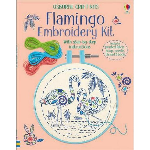 Embroidery Kit Flamingo