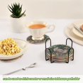 thumbnail image 7 of 6 Pcs Drink Coasters with Holder 3.94in Woven Coasters for Drinks Cute Elephant Coaster Set for Protection Table, 7 of 7
