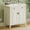 Ancient White, variant on 31" Vintage Bathroom Vanity with Sink, Rustic Bathroom Cabinet with Soft Close Doors and Adjustable Shelf, Freestanding Bathroom Vanity with Rubber Wood Legs, White