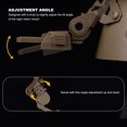 thumbnail image 4 of Soporte Para Casco NightVision, Soporte Para Gafas NightVision Con Operación Simple Ajustable Plegable Soporte Nvg De Nailon De Amplia Compatibilidad Para PVS15 PVS18 GPNVG18, 4 of 7