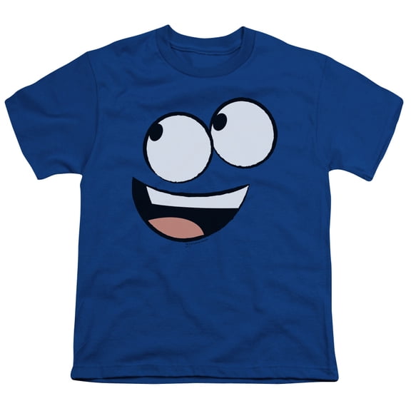 Fosters - Blue Face - Youth Short Sleeve Shirt - Medium