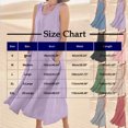 thumbnail image 3 of Liquidation des Offres du Jour! Robe Longue Unie Sans Manches Décontractée pour Femme avec Poches et Col en V, Robe de Soirée Élégante et Confortable, Parfaite pour les Fêtes d'Été Ou les Sorties Décontractées Soldes Aujourd'hui Liquidation!, 3 of 4