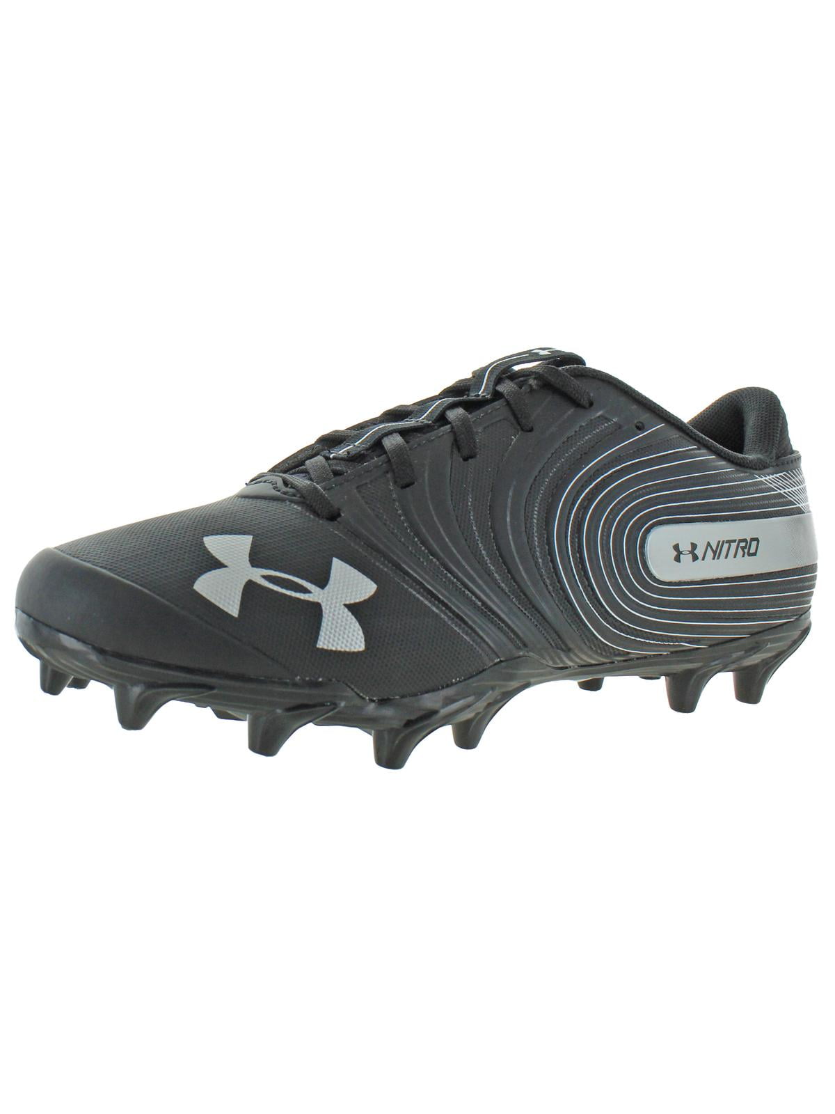 Under Armour Under Armour Mens Nitro Low MC Football Athletic Cleats Black 7.5 Medium (D