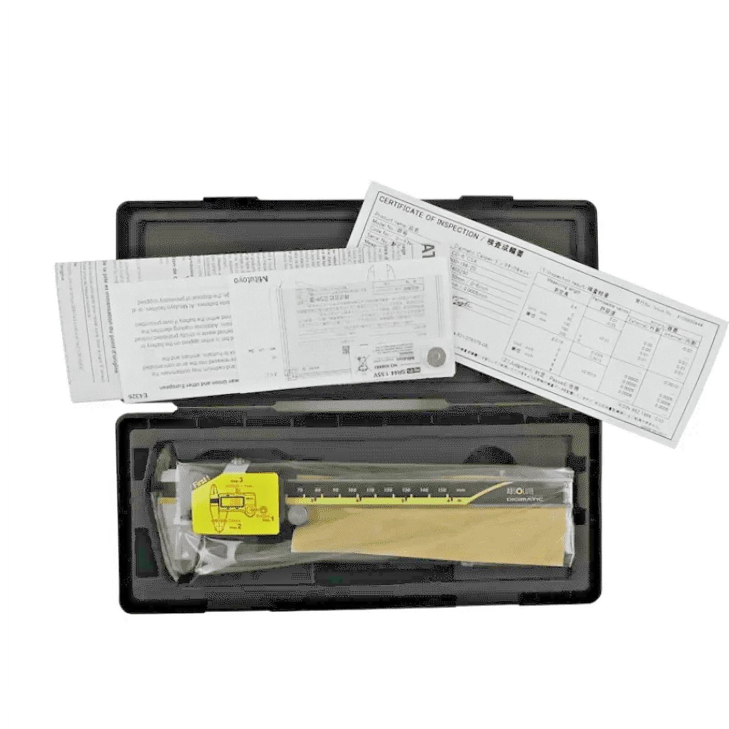 Mitutoyo 500-196-30 Digital Caliper 0-6" 150mm ABSOLUTE Digimatic AOS IP67 Tool