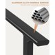 thumbnail image 3 of QinaQin Barandal exterior, kit de pasamanos de hierro para escalera con ángulo ajustable, pasamanos metálico resistente para pisos de concreto, madera, cemento o mármol, 3 of 7
