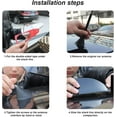 thumbnail image 6 of Shark Fin Antenna Cover for Car, Automotive Top Roof Aerials AM/FM Radio Signal Base, Vehicle Shark Fin Shape Cover with Adhesive Tape, Car Accessories Universal for Most Sedan, SUV, Van, 6 of 6